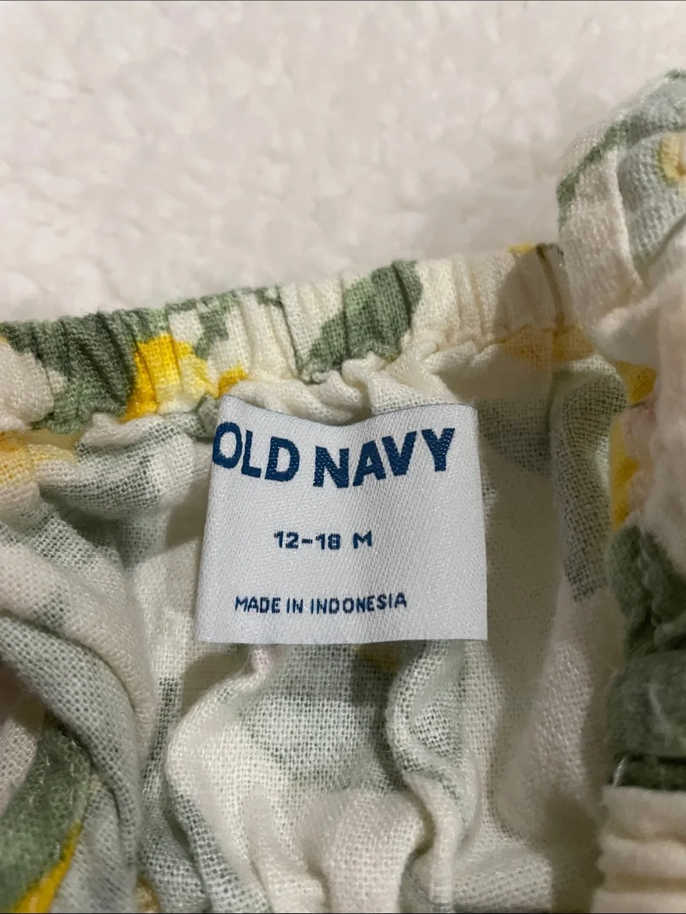 Old Navy Linen Blend Lemon Dress